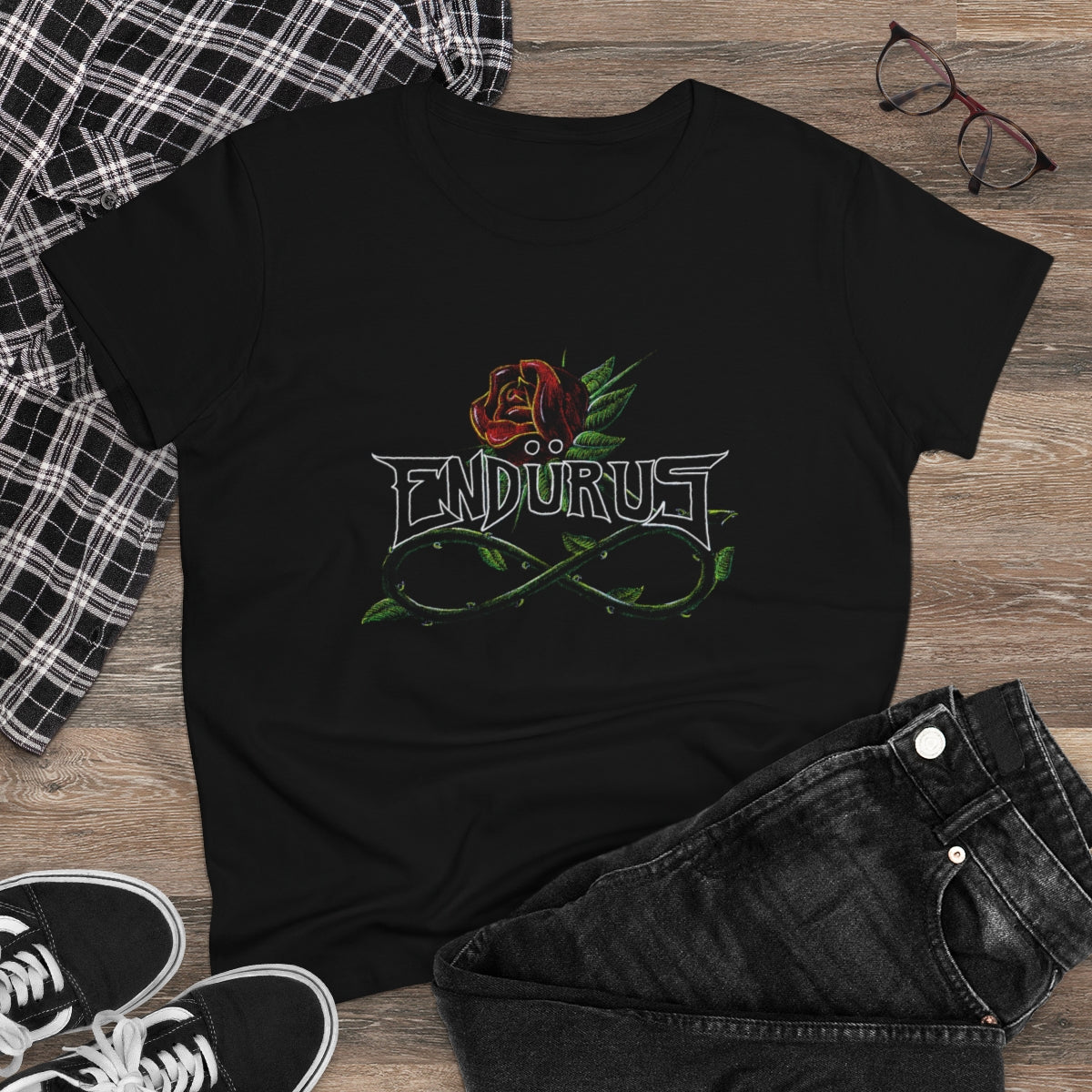 Classic Rose Logo -  Women's T-shirt