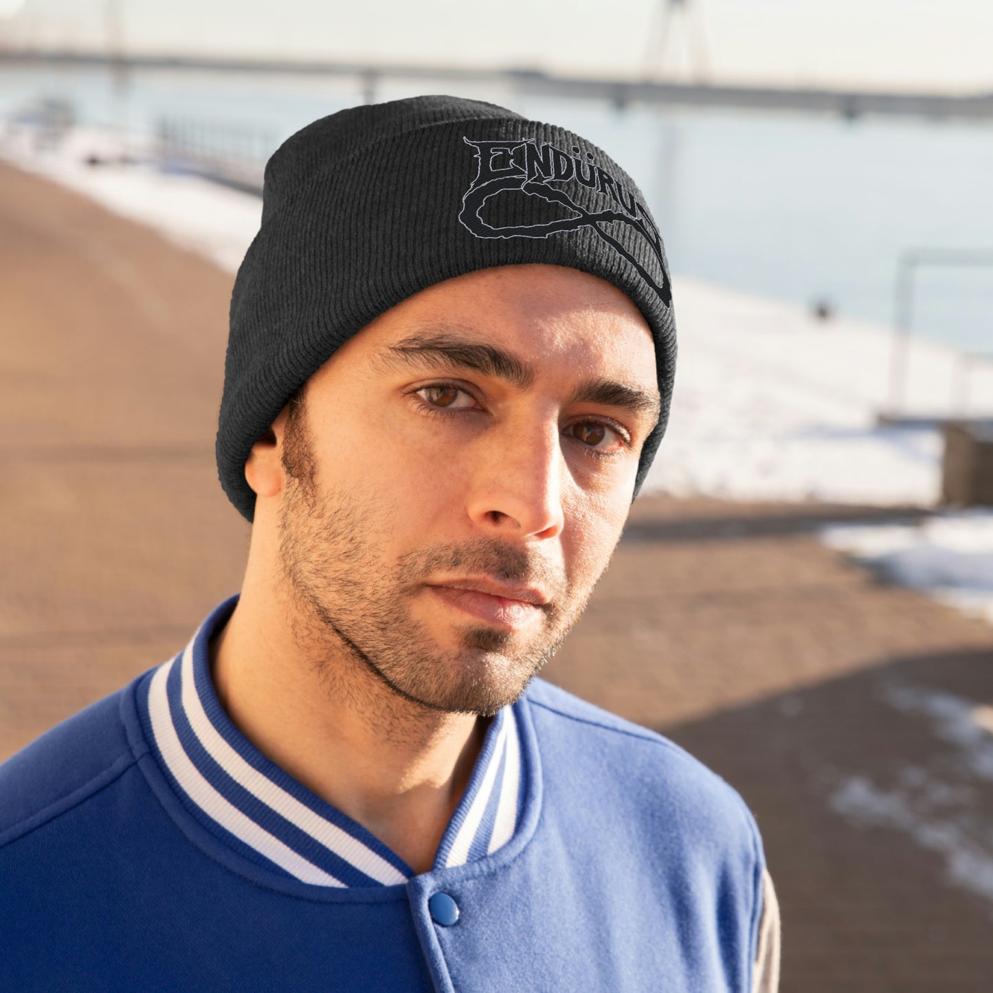 Endurus - Black Logo Beanie