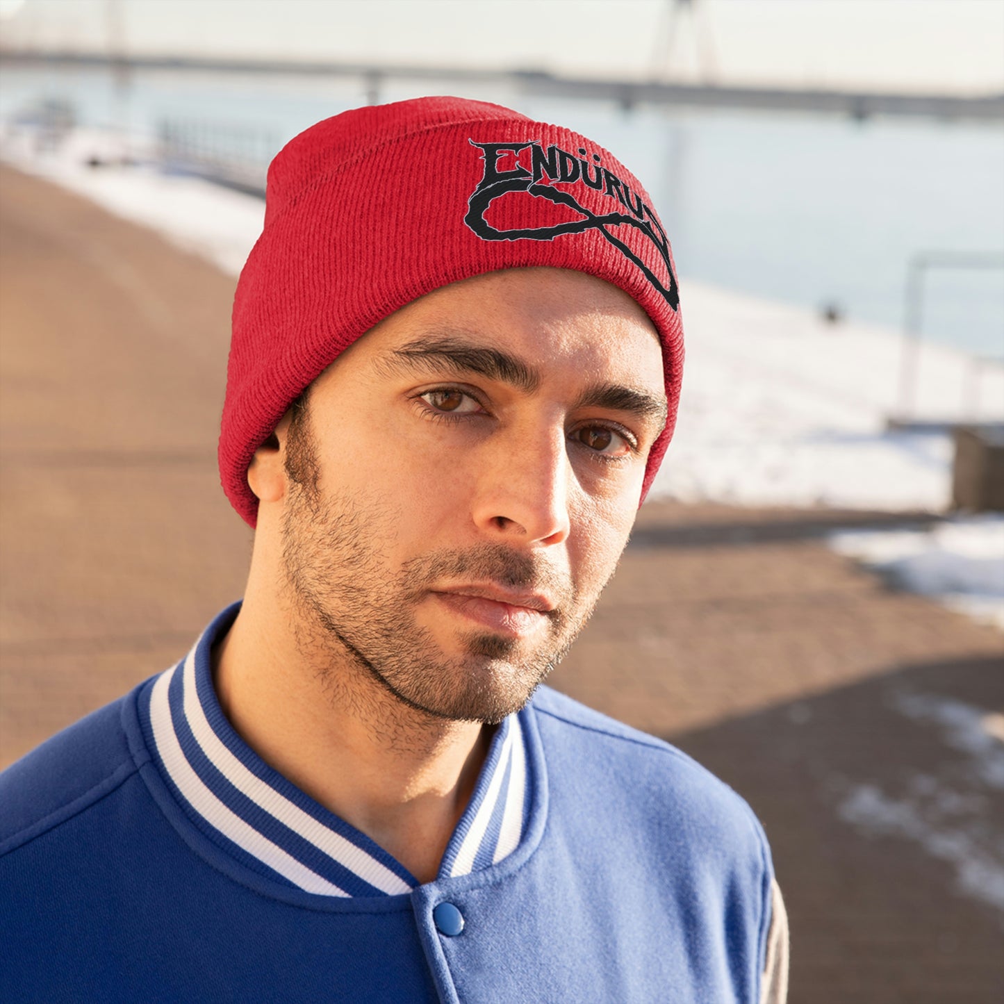 Endurus - Black Logo Beanie