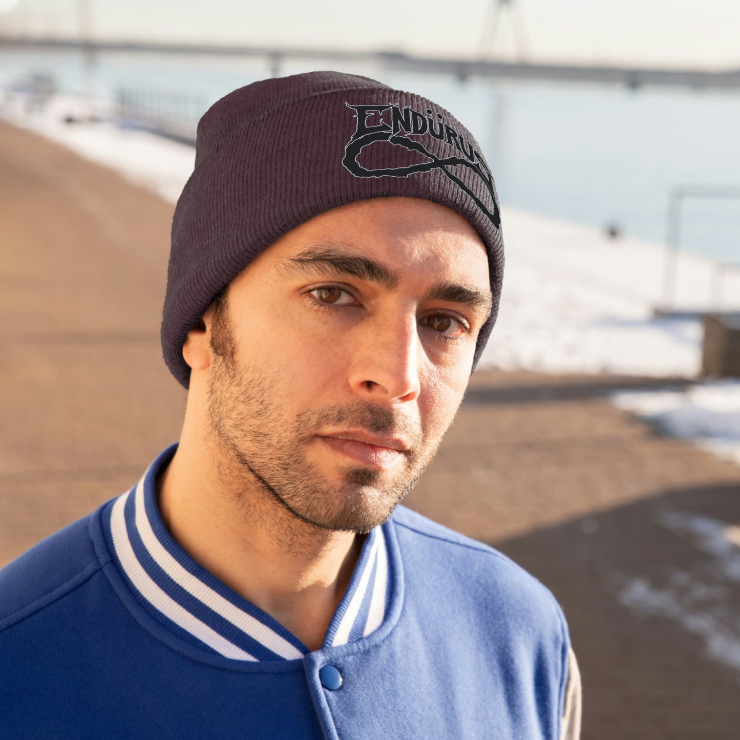 Endurus - Black Logo Beanie