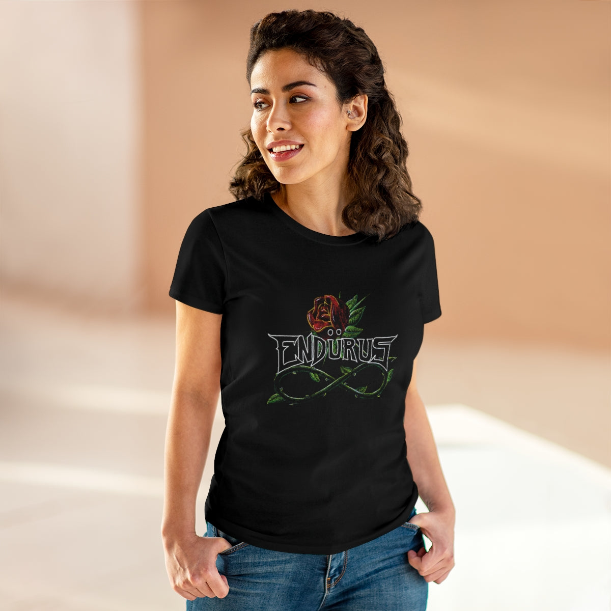 Classic Rose Logo -  Women's T-shirt