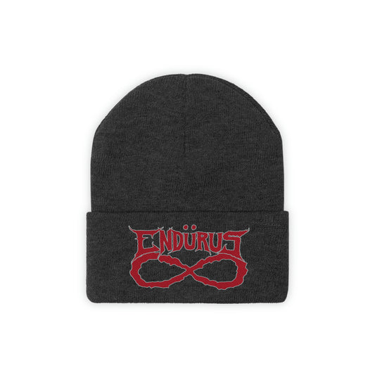 Endurus - Red/White Logo Beanie